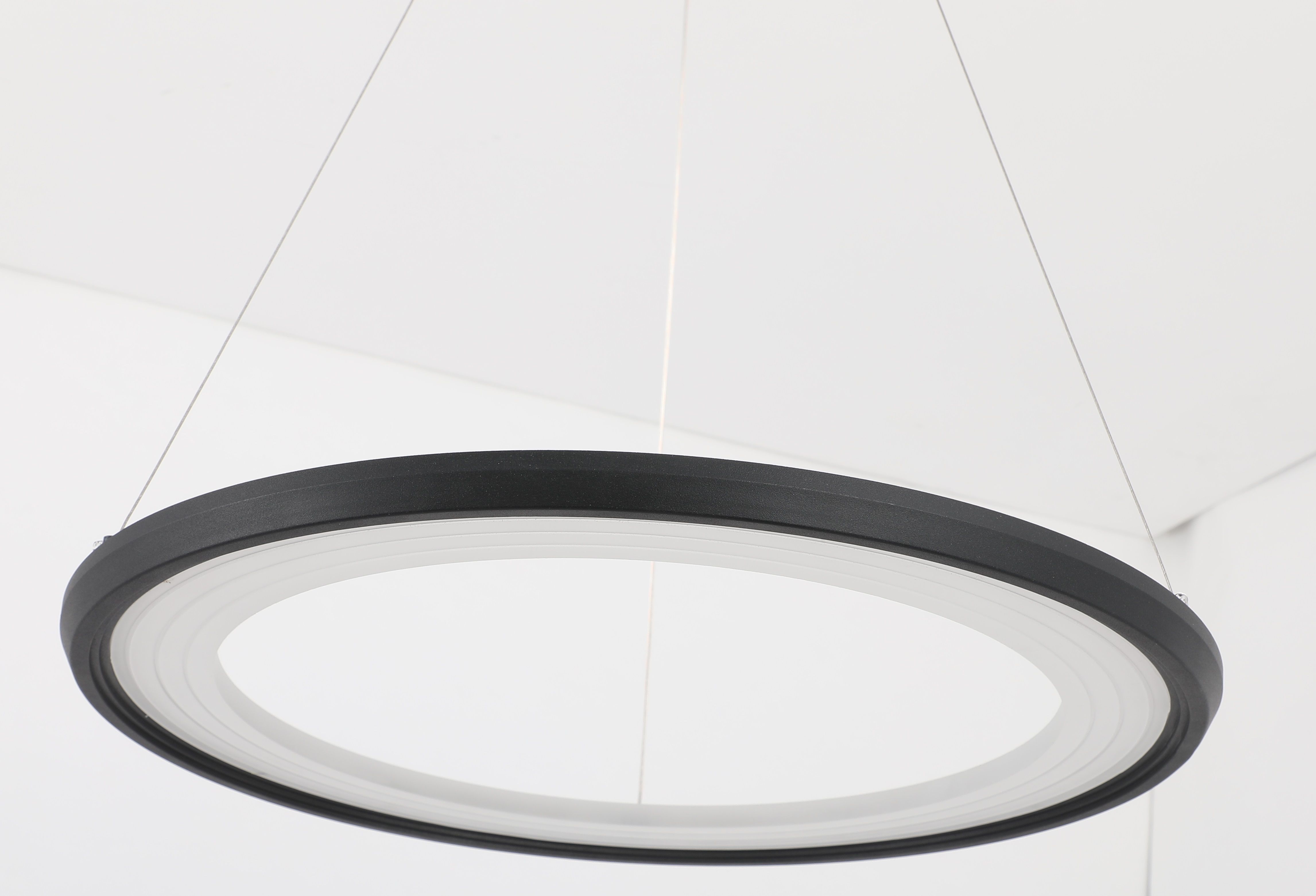 Светильник подвесной 40 см, LED 24W 4000K антрацит Zortes Oria ZRS.33122.40