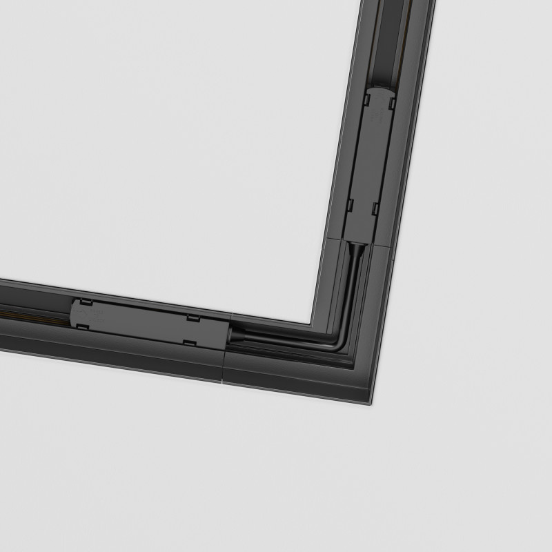 Комплектующие для встраиваемой трековой системы Maytoni Technical Magnetic track system S35 TRA004CL-22B черныйIP 20