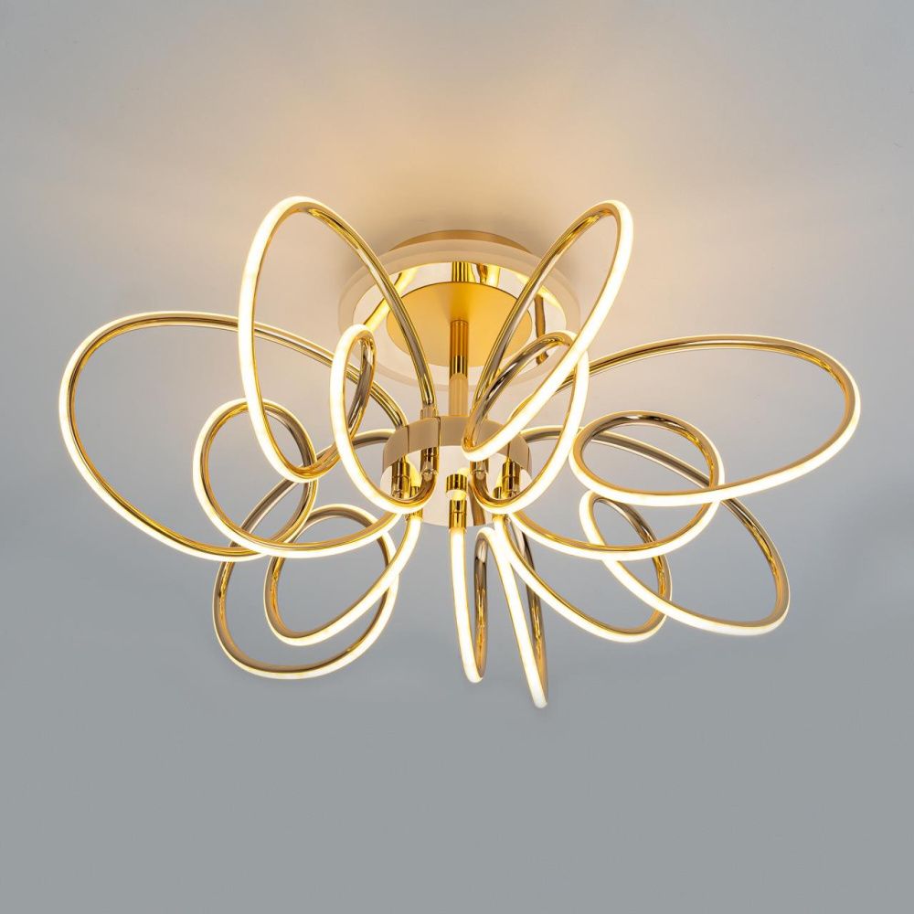 Светильник 68 см, 135W, 3000-5500K, Citilux SALMA SMART CL224A172 RGB LED, золото