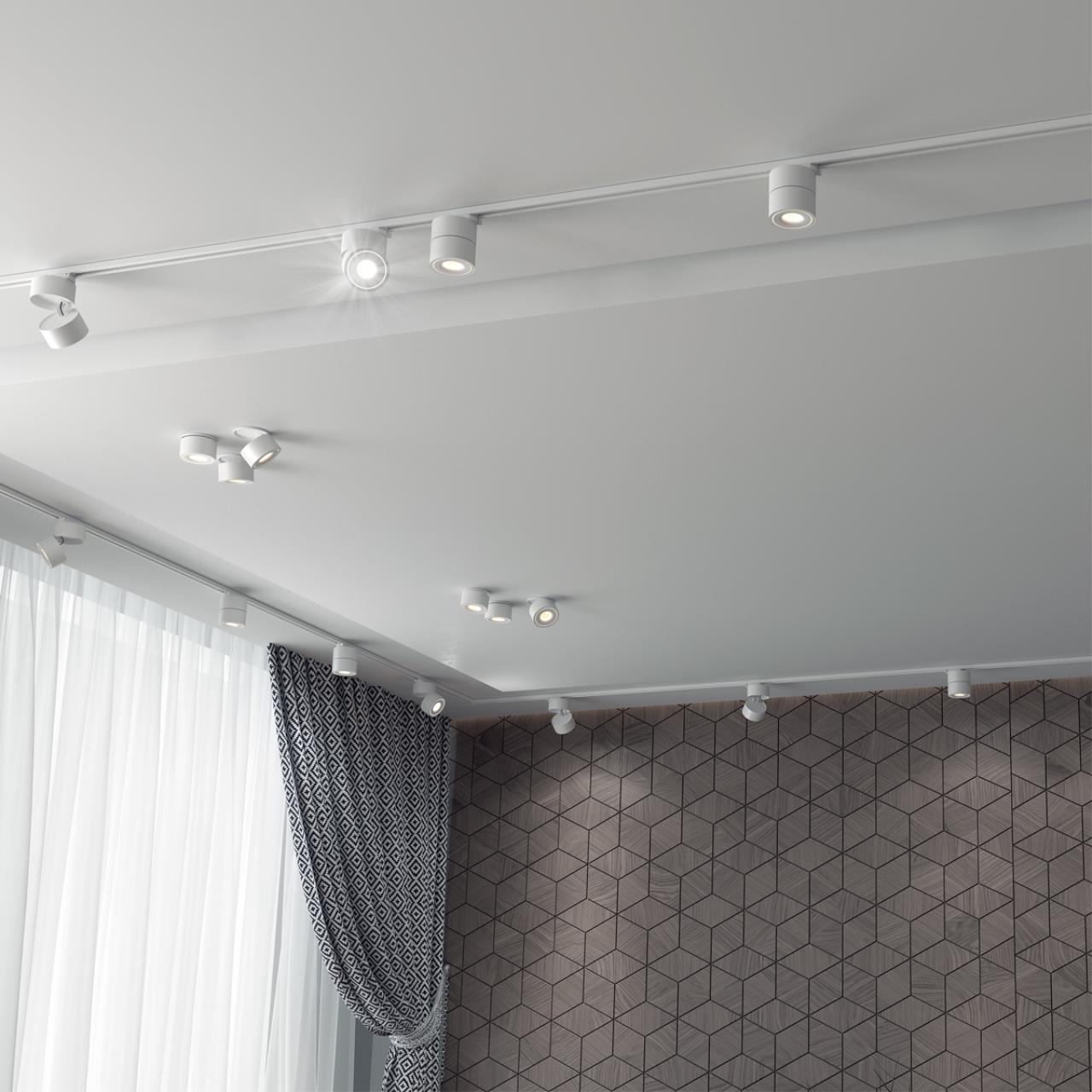 Светодиодный светильник 10 см, 15W, 4000K, Novotech Groda 358776, белый