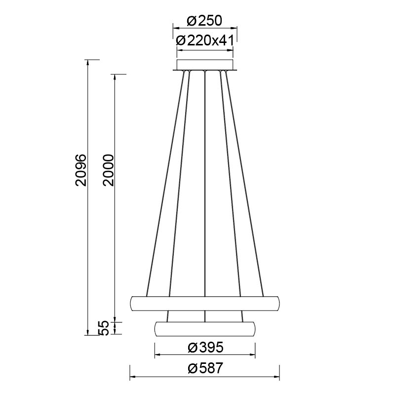 Люстра подвесная FLATS 9429
