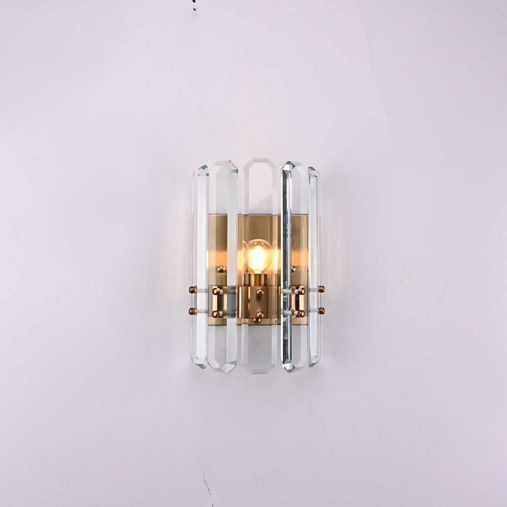 Бра Restoration Hardware BONNINGTON bra 59*27*27 см, 1*E14*40W, ImperiumLoft 44.450, Латунь