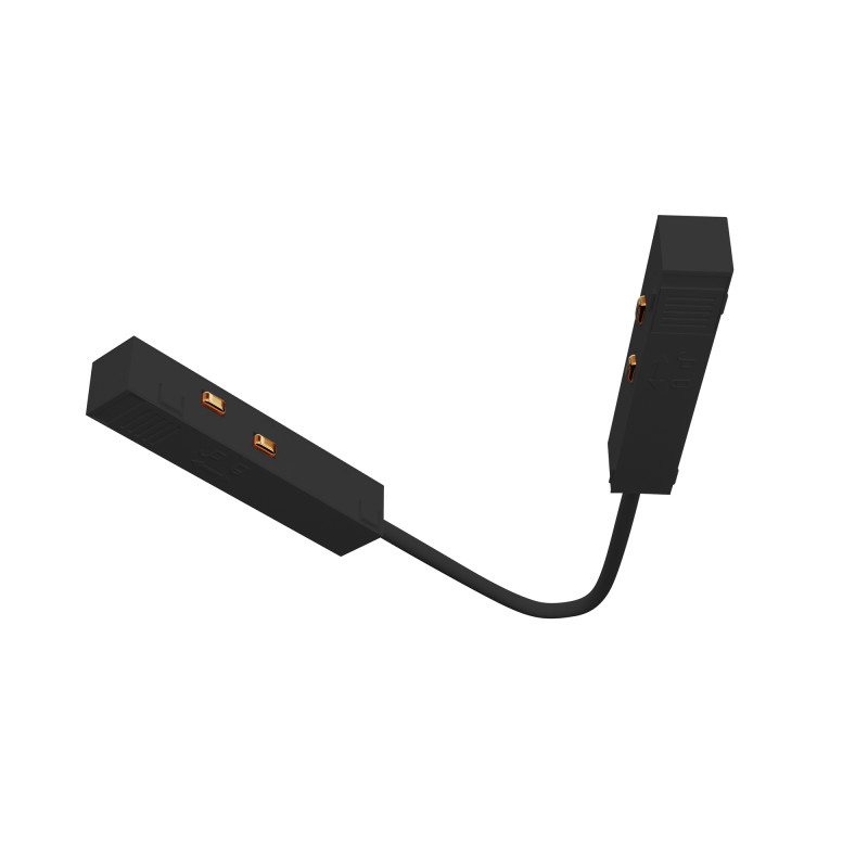 Коннектор питания угловой 15 см Maytoni Technical Magnetic track system Exility TRA034CPC-42B-15 черныйIP 20