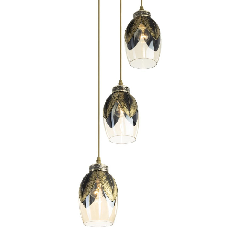 Подвесной светильник 30*30/100 см, 3*Е27 Citilux CL420033 Гаруда 