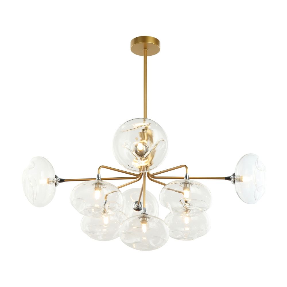 Люстра 80*80*73 см, 9*G9 Gerhort G31124/9GD CL, Золото