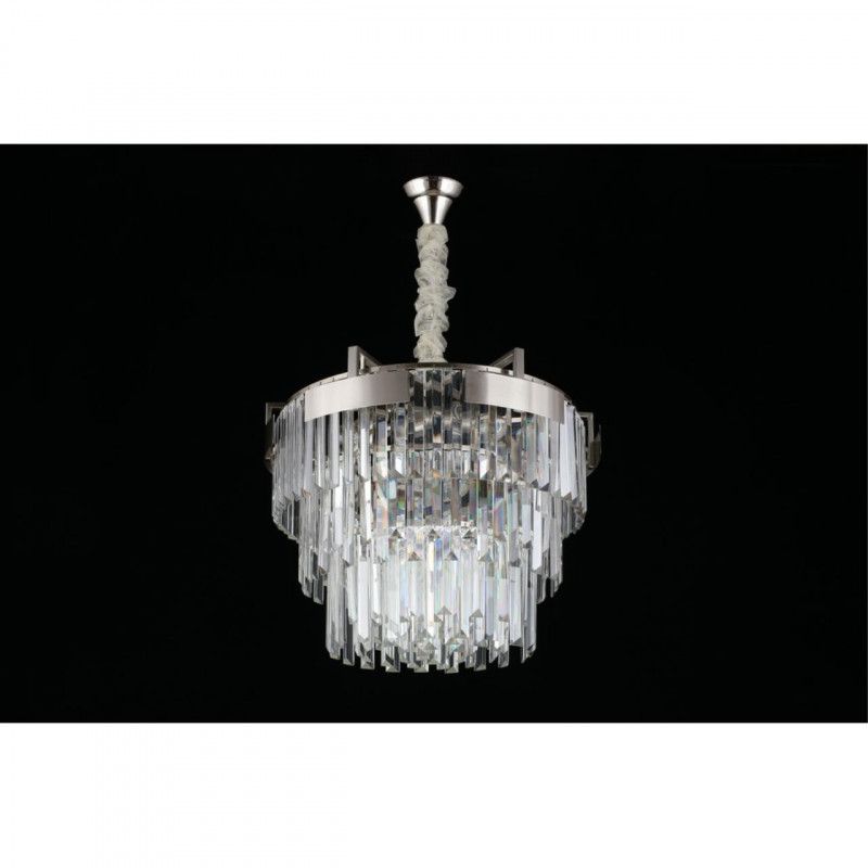 Каскадная люстра 50*60-100 см, 9*E14, 40W, Aployt Mariz APL.813.03.09, никель