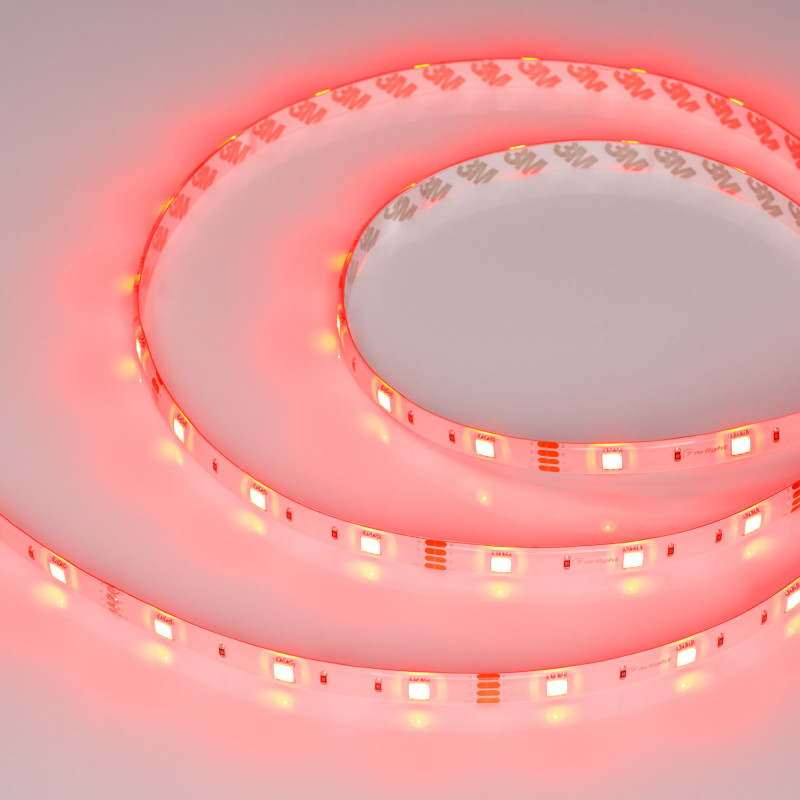 Лента герметичная RTW-SE-B30-10mm 12V RGB (7.2 W/m, IP65, 5060, 5m), Arlight 014619(2). Цена указана за 5 метров. Продается кратно 5 метрам.