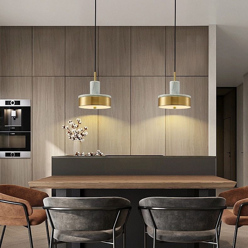 Светильник подвесной *20-180 см, 1*LED*12W, 3000K, Lightera Lucerne LE130L-23WA, Латунь