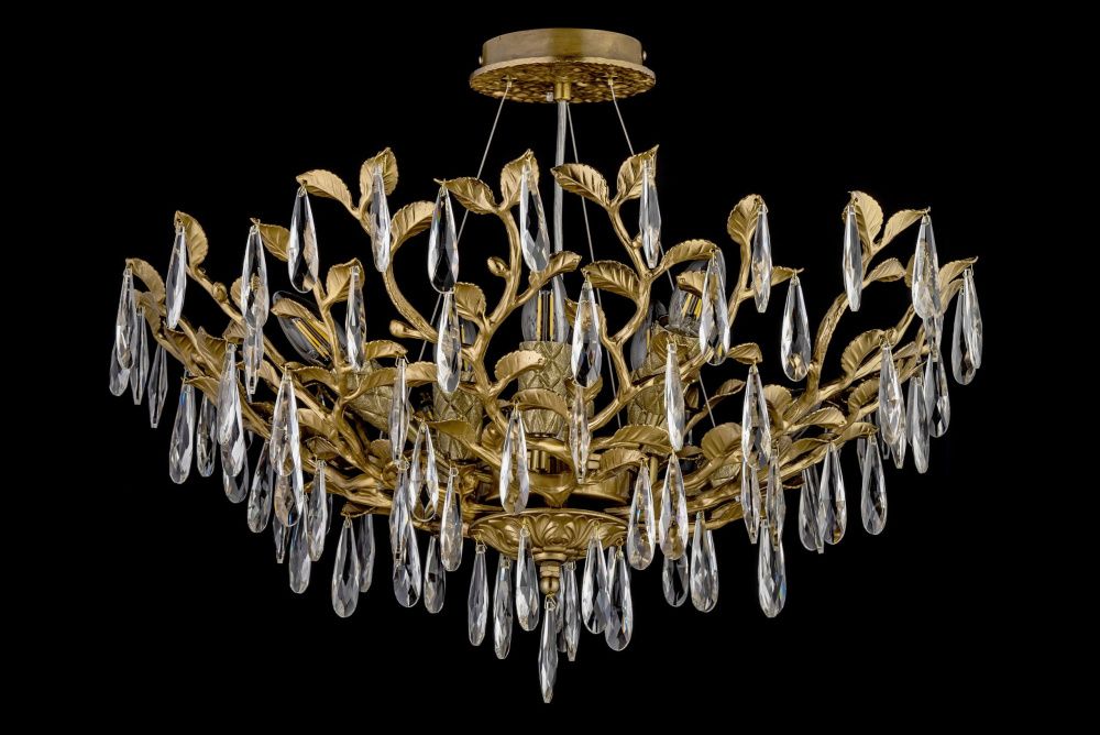 Люстра подвесная *60*43 см, 8*E14*40W, Dio D`arte Acerra Acerra E 1.5.60.100 A, Антик