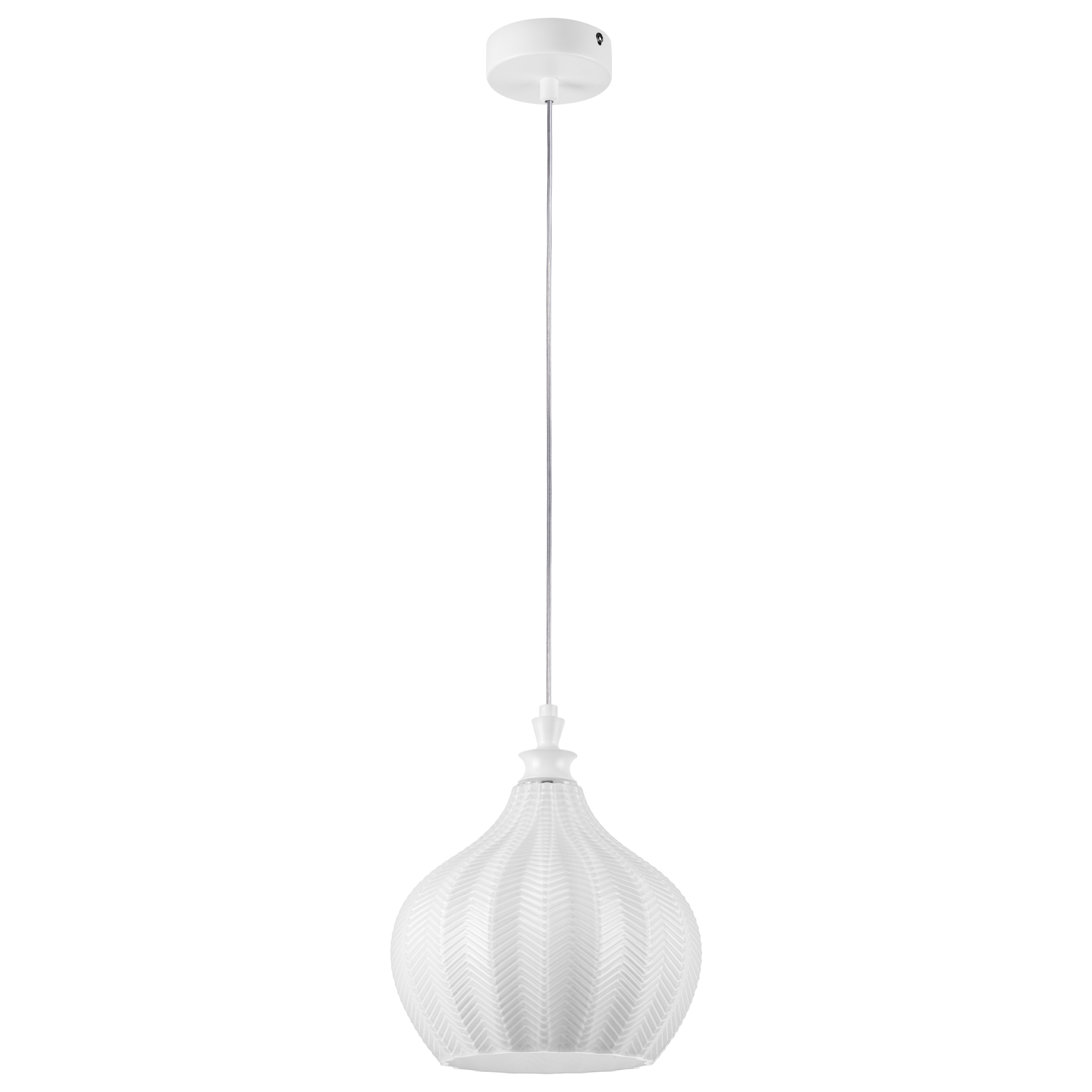 Подвес 24*27-150 см, 1*E27, 6W, Lightstar Rocco 793116, Белый