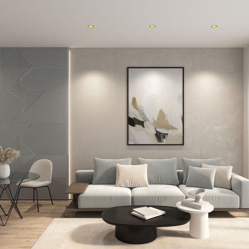 Светильник встраиваемый 9,3*9,3*5,3 см, вр 8,5 см, 1*GU5.3*10W, Denkirs Karup DK3026-BG, черный