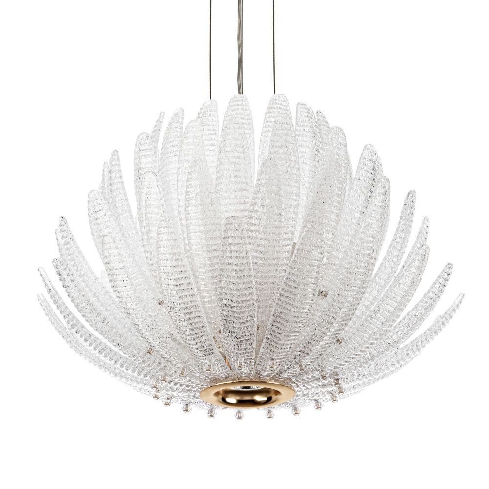 Подвесная люстра 60 см, 70W, 4000K, Modelux ML.9555.600 CP, шампань