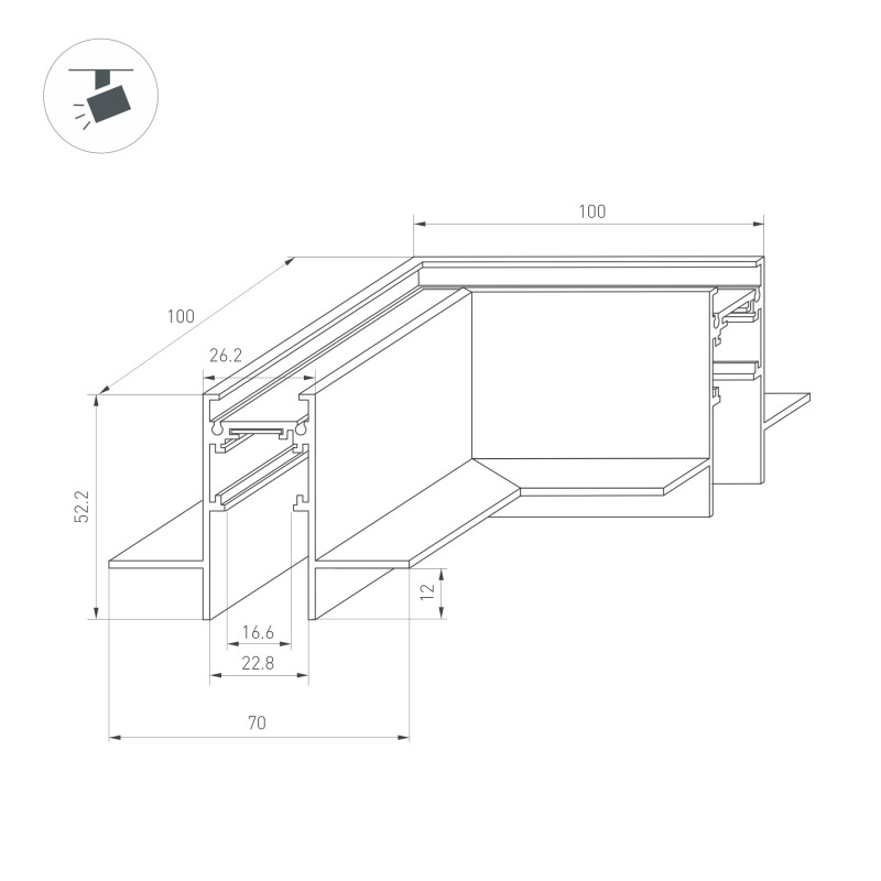 Коннектор Arlight 035808 11,5*5,5*3,8 см.