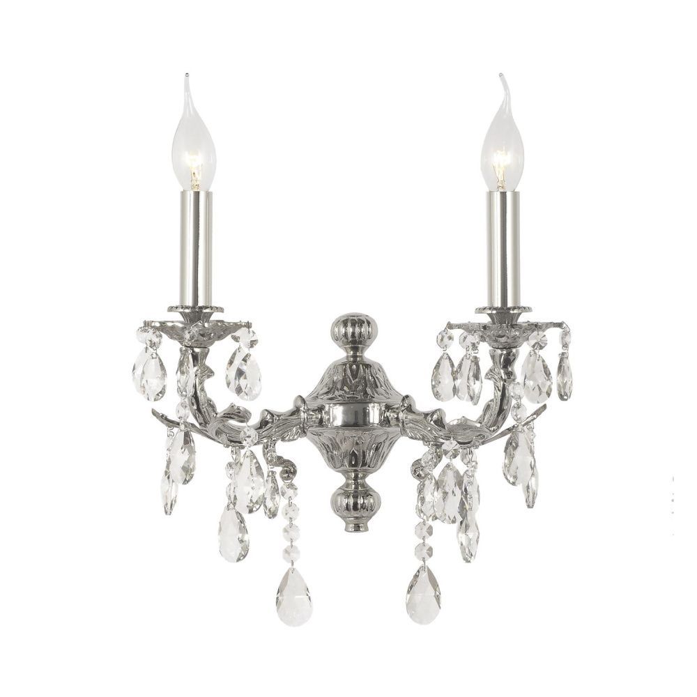 Бра *32*32 см, 2*E14*40W, Dio D`arte Aosta Nickel Aosta E 2.1.2.600 N, Матовый никель