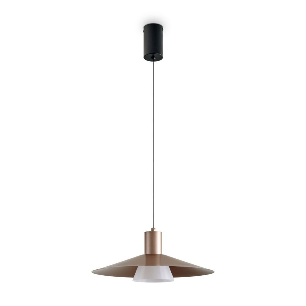 Подвесной светильник 30 см, 5W, 2700K, Freya Fari FR5600PL-L5MG, золото