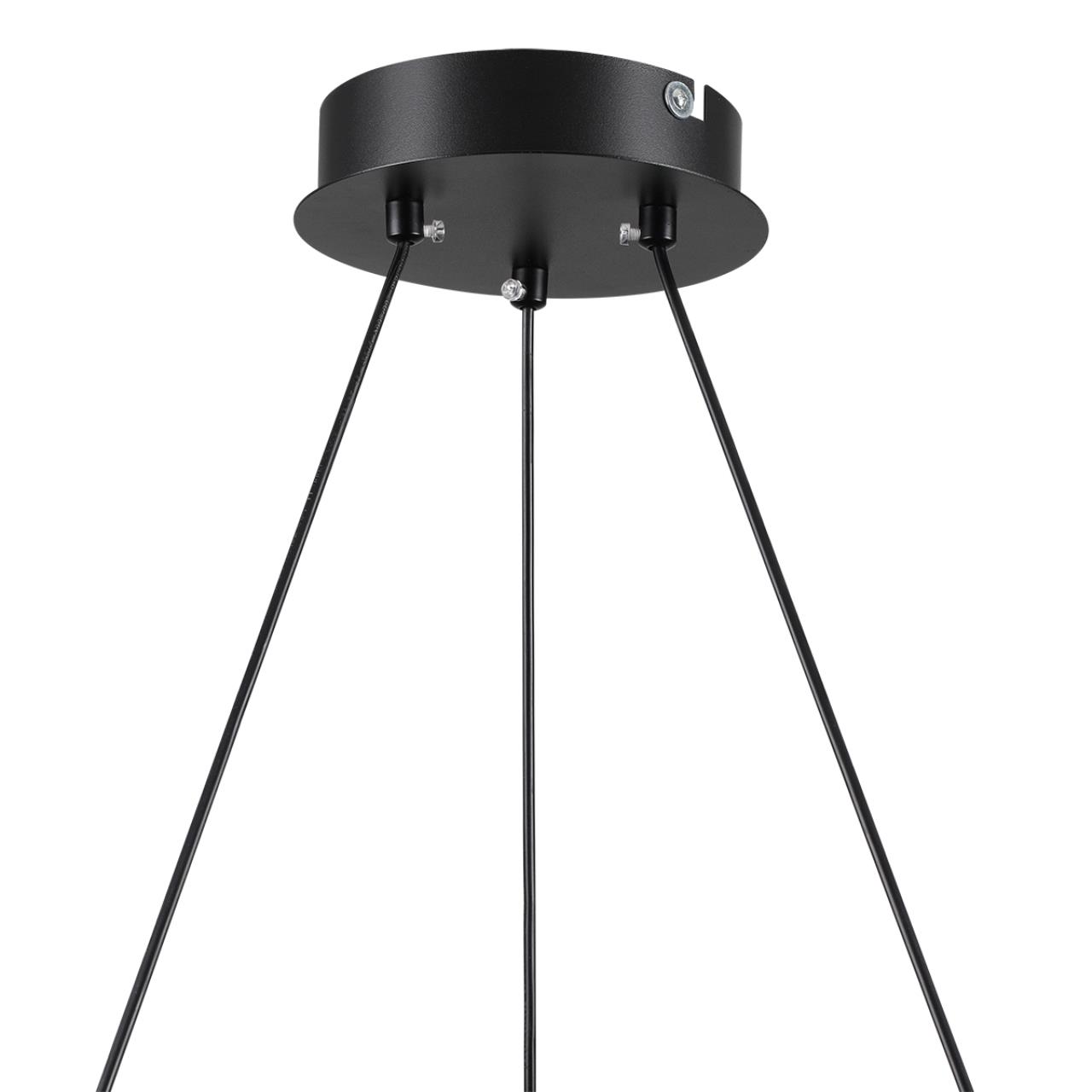 Подвесной светильник 81*100 см, 9*GU10 Lumion Lamina 8233/9 черный, золотой