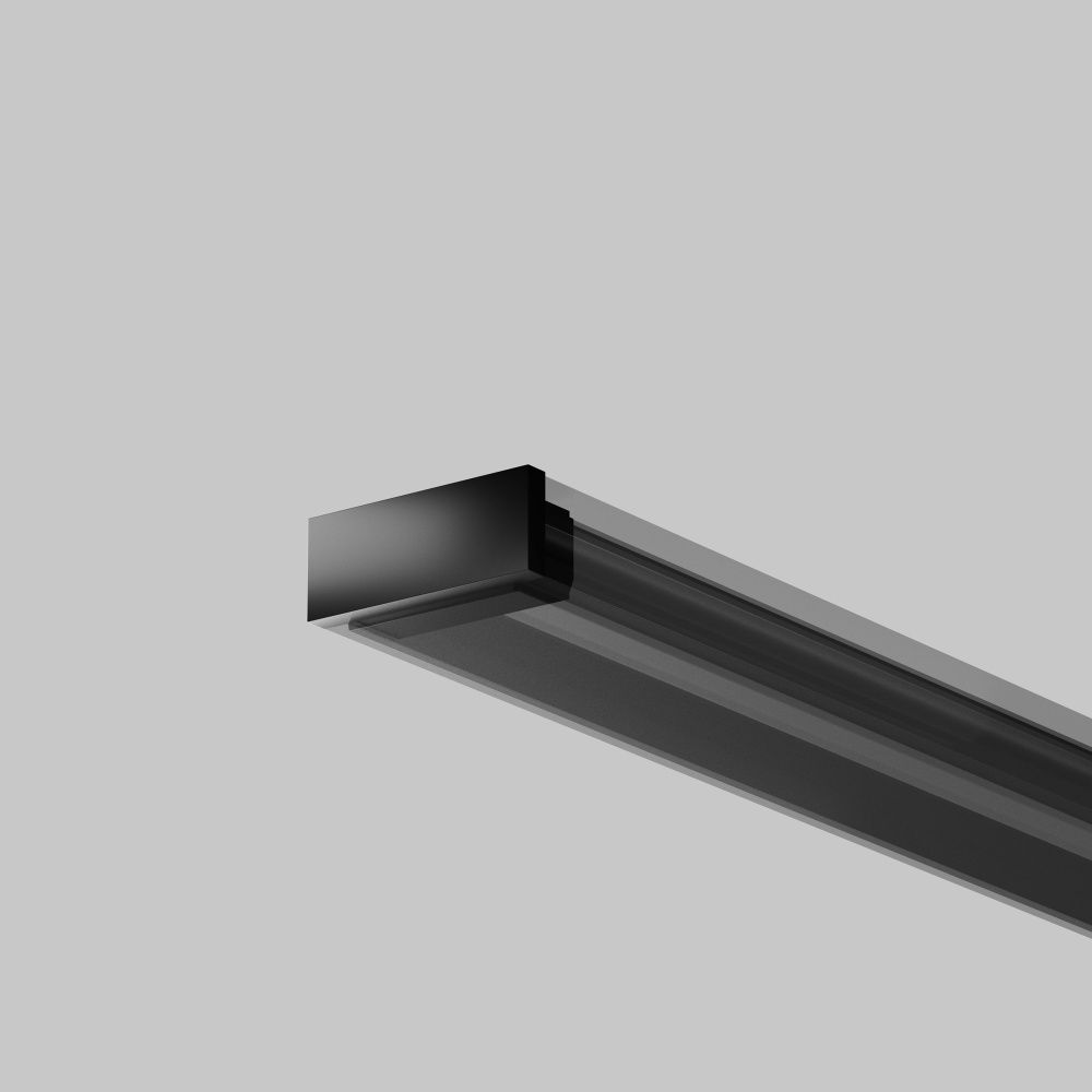 Комплект заглушек (для профиля 15×06) 10 шт., ALM-001-B-EC 642019, 1*2*1 см, Maytoni Led Strip 642019, Черный