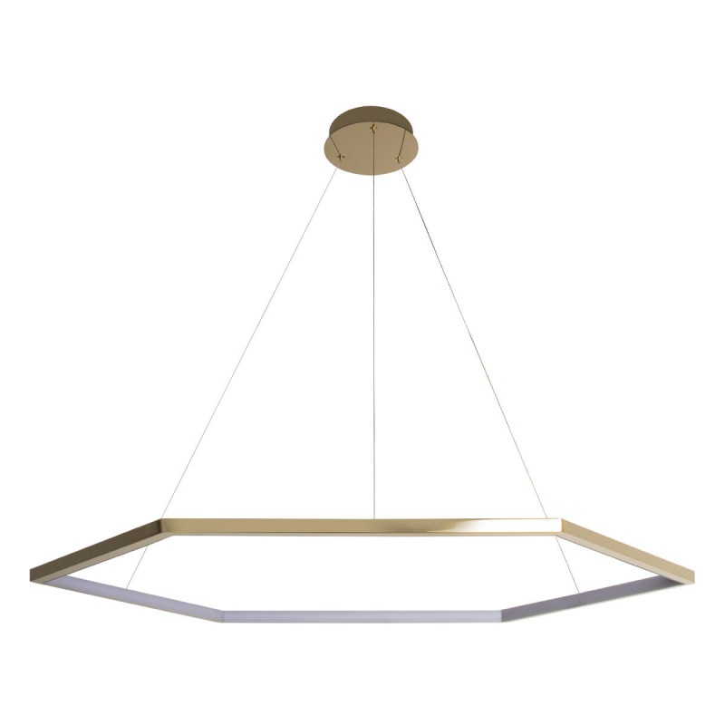 Светильник 120 см, 72W, 3000K, LOFT IT Ring 10016XXL, золото