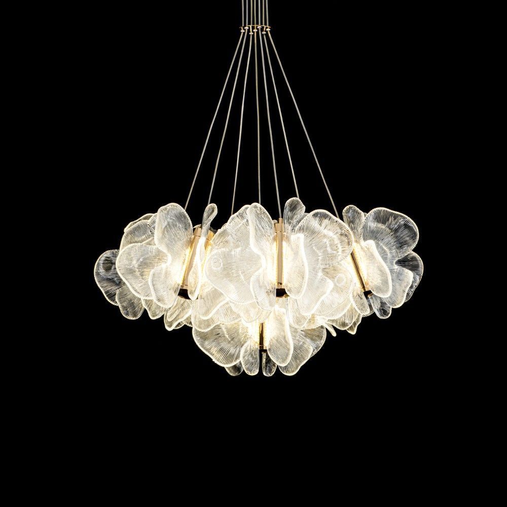 Люстра *65*40 см, LED*69W, 4000K, Modelux  ML.6222.650 CP, Шампань