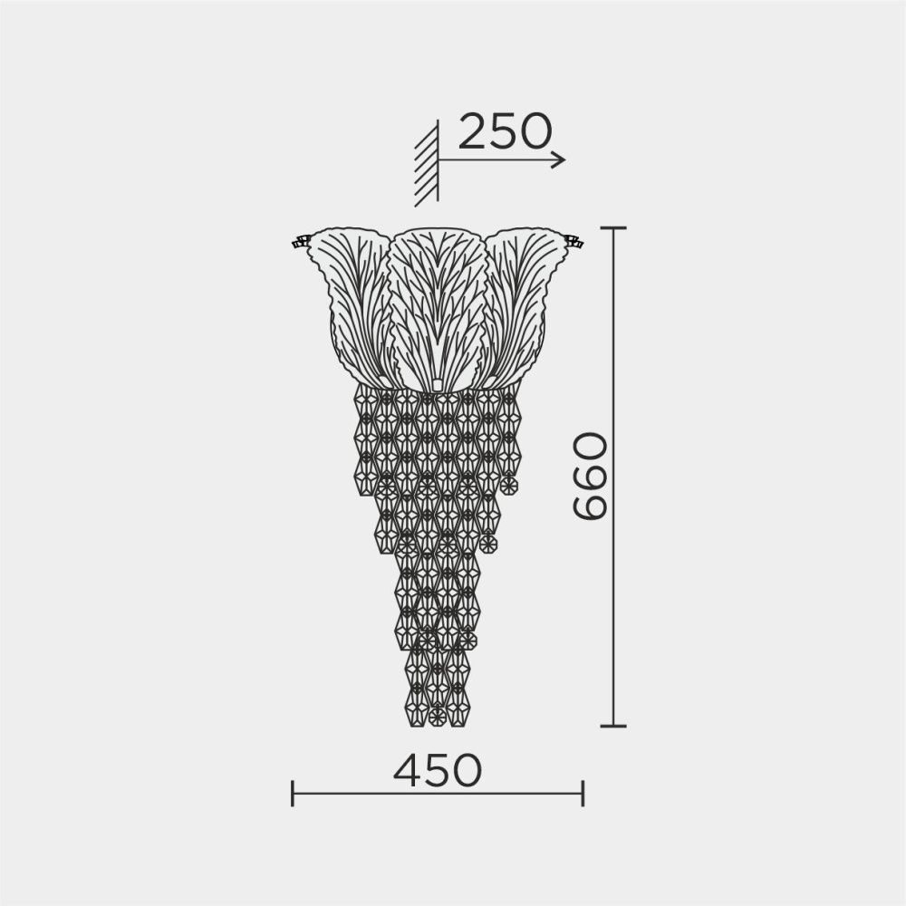 Настенный светильник MODELUX premium ML.6550.05P
