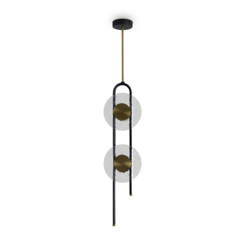 Подвесной светильник 22*22*148,5 см, LED,  17W, 3000К, Freya Drip FR6173PL-L18B латунный