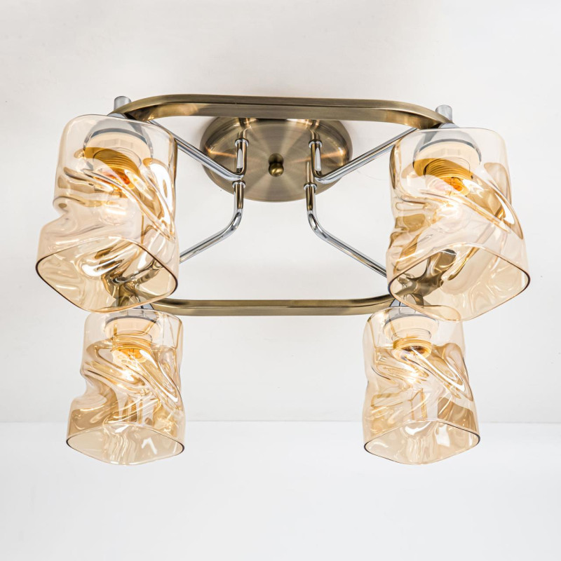 Потолочная люстра Citilux Плутон CL170142, бронза