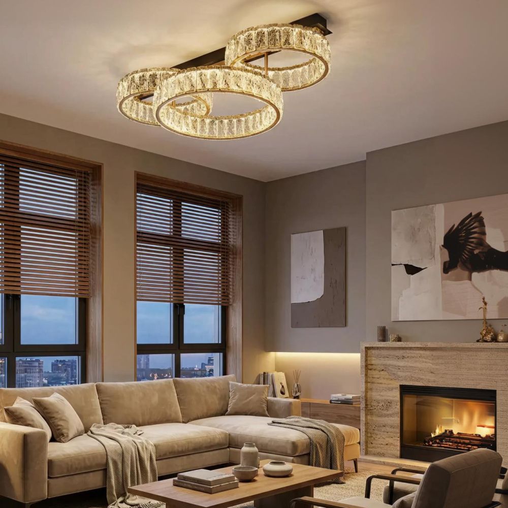 Светильник 75 см, 45W, 3000K, Citilux PALANT CL325162 LED, черный-бронза