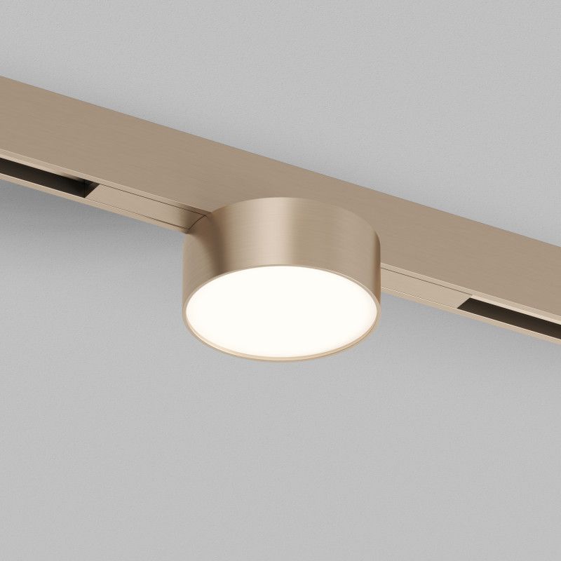 Светильник на шине 16*7,4*5,4 см, *LED*6W, 3000K, Denkirs SHINE PRIME FLOW 3000К | ШАЙН ПРАЙМ ФЛОУ 3000К DK4761-CP, шампань