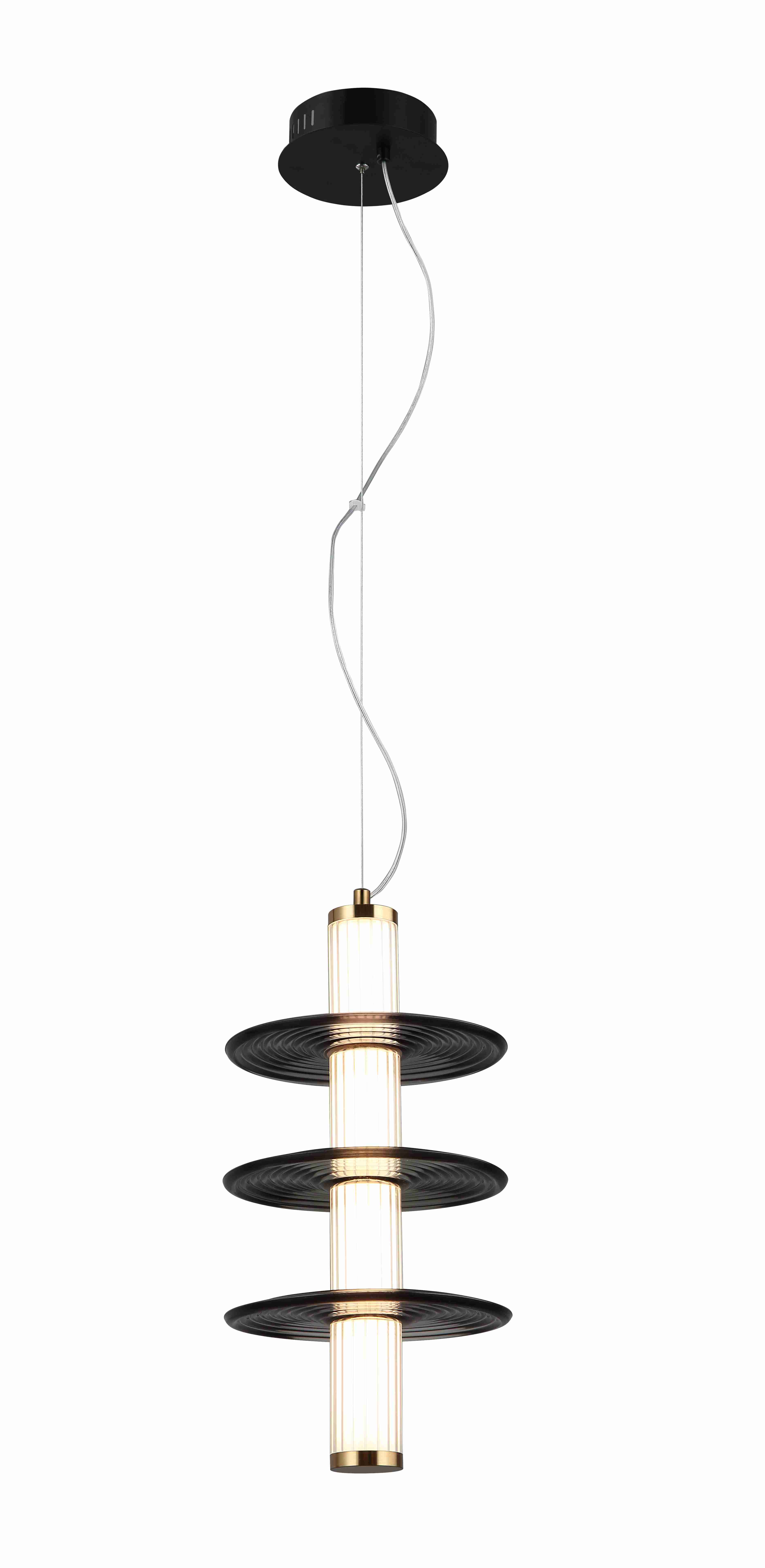 Люстра 200*1460, LED, 14W 4000K NewRgy  8364MDM-3 SG SMOKY GREY, SMOKY GREY