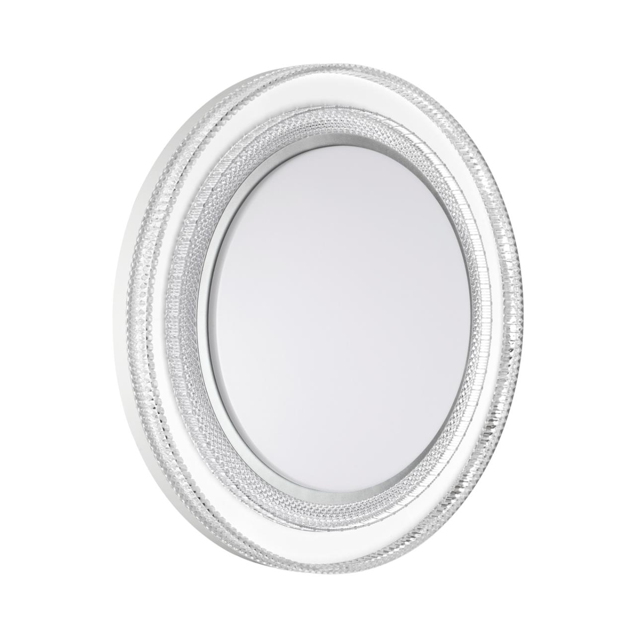 Cветильник 49*7,5 см, LED 70W, 3000-6000 К, IP43, белый/серебристый, пластик Sonex Suzy Silver, 7642/EL