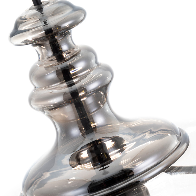 Подвесной светильник Divinare Maumee 5000/04 SP-1, диаметр 27 см, черный