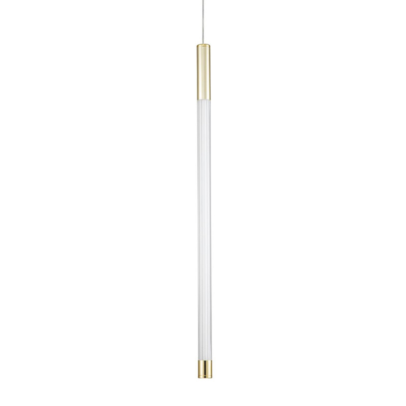 Подвесной светильник 250*250*635/2135 мм, 1*LED 10W 4000K золото Indigo Vettore V000037L, 14006/1P Gold