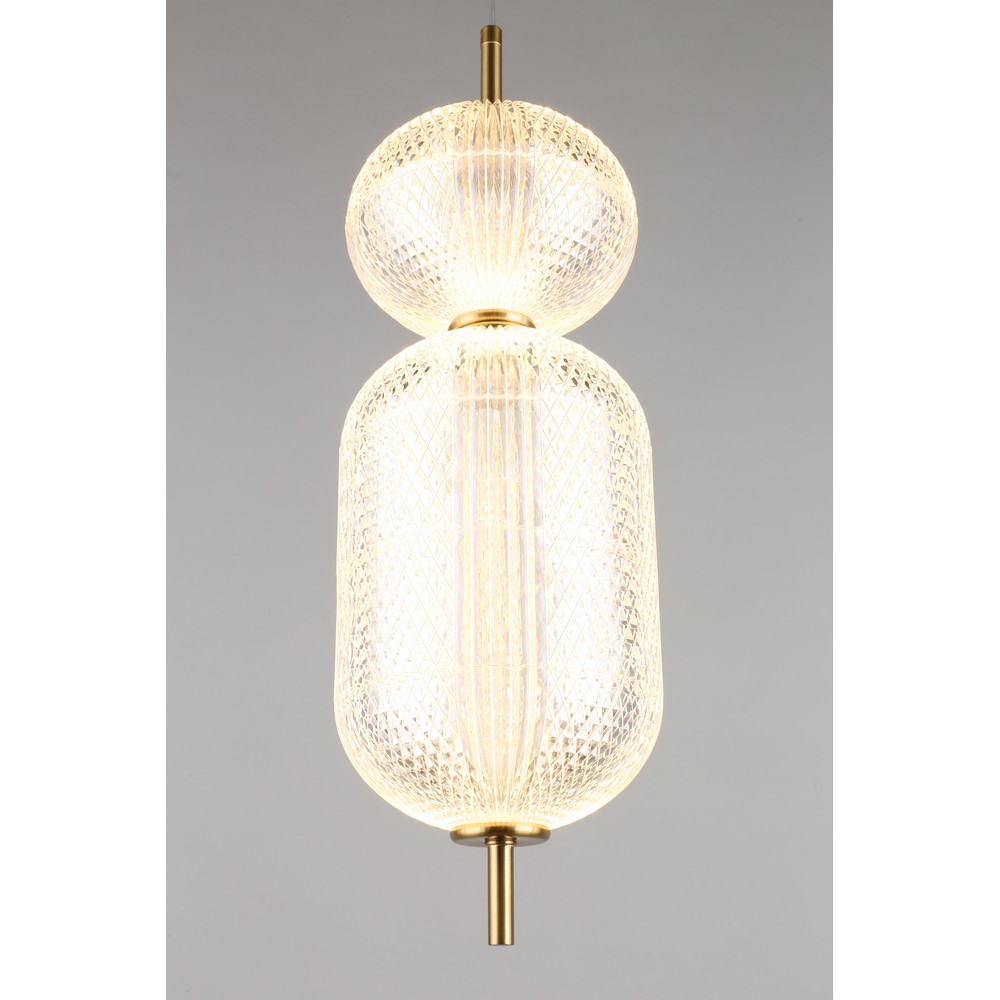 Светильник 15 см, 12W, 3000K, Omnilux Cedrello OML-68816-02, латунь