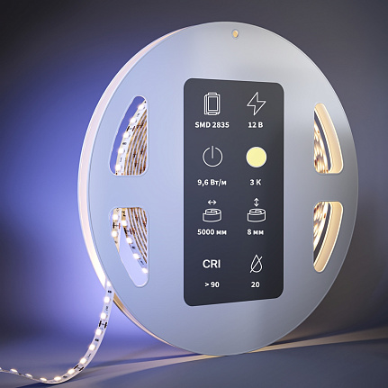 Светодиодная лента Ultra 24В 2835 7,2Вт/м 4000К 5м IP65 201028 Maytoni  Led Strip, цена за метр, отгружается по  5 м