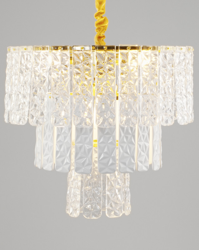 Подвесная люстра 50*45 см, E14 240 W, Moderli Alberto V8080-6P Латунь
