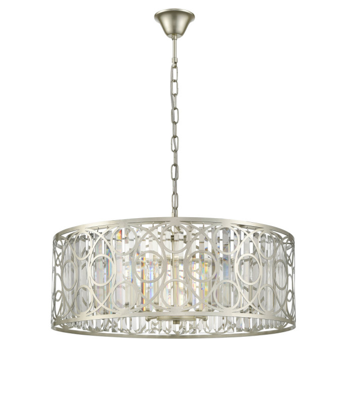 Подвесная люстра  61*110 см, 8*E14 шампань Vele Luce Riccio VL3164P08