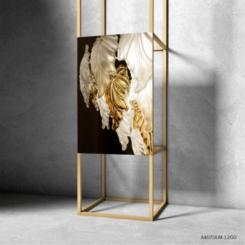 Люстра 80*54 см, 12 E14*40W,  К, Arte Lamp Lilly A4070LM-12GO, Золото