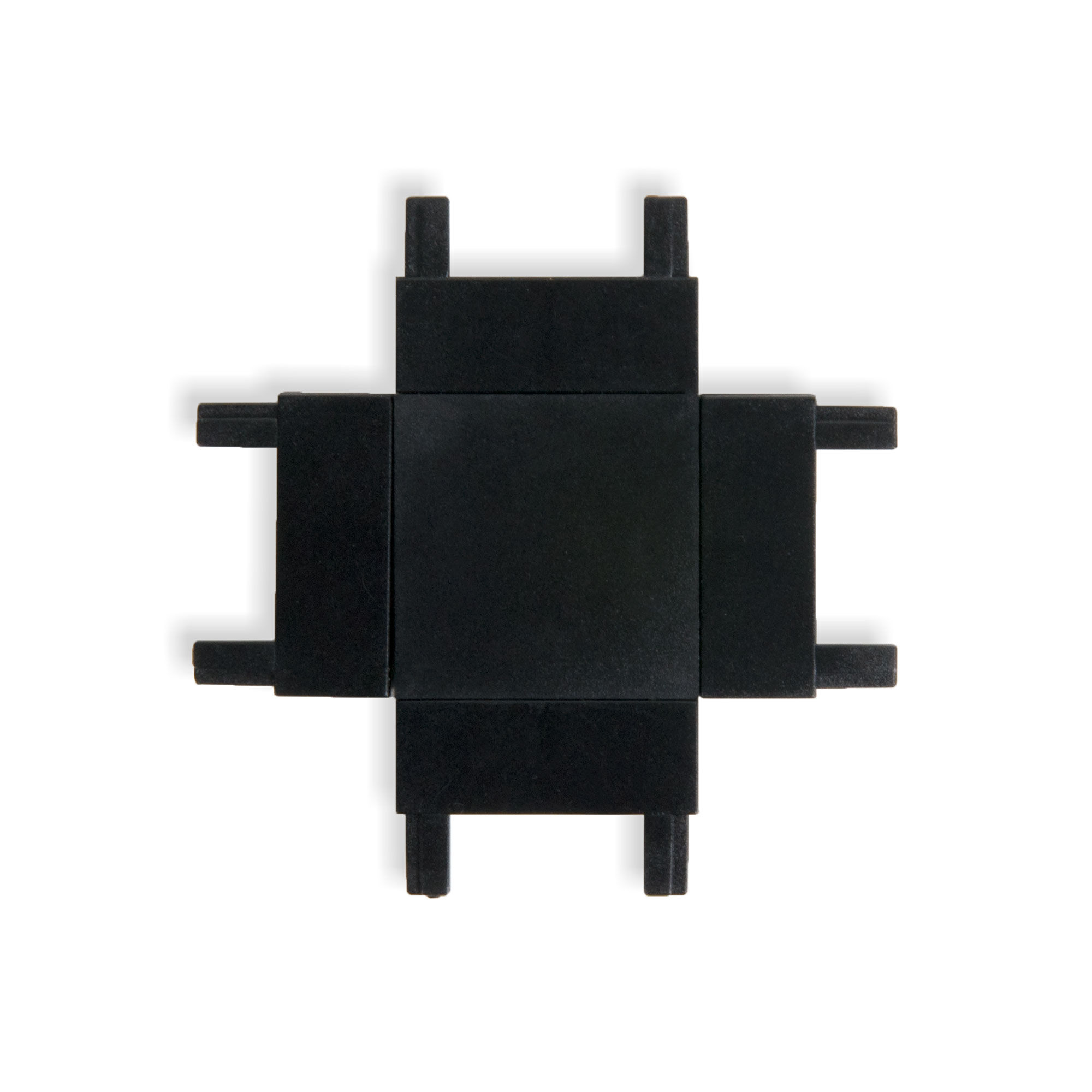 Flat Magnetic Четырёхсторонний соединитель для накладного шинопровода (чёрный) 85003/00