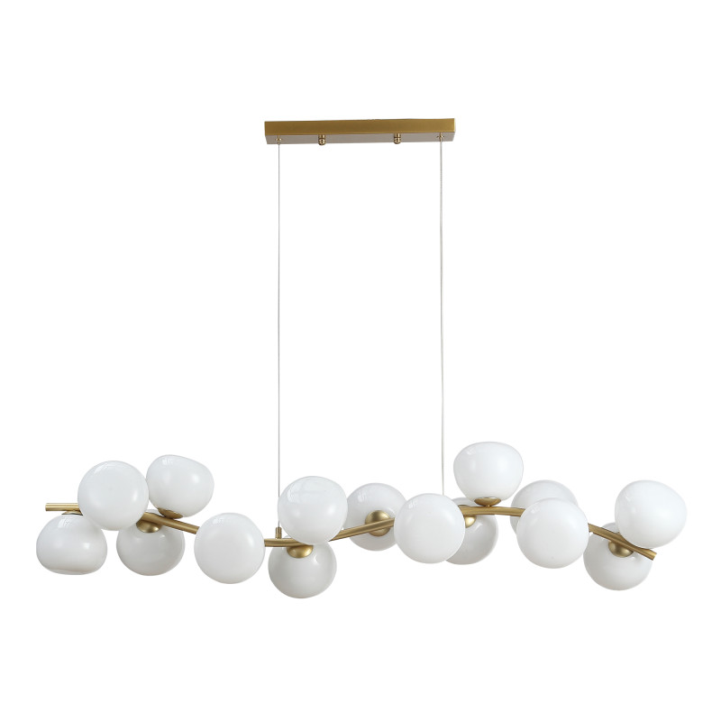 Светильник  подвесной SWEVEN 16*G9*5W 4000K ST LUCE SL1519.303.16 латунь