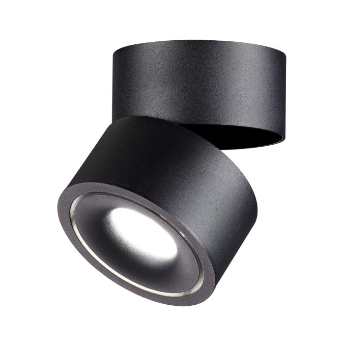 Светильник 10 см, 15W, 4000K, NovoTech OVER GRODA 358773, черный