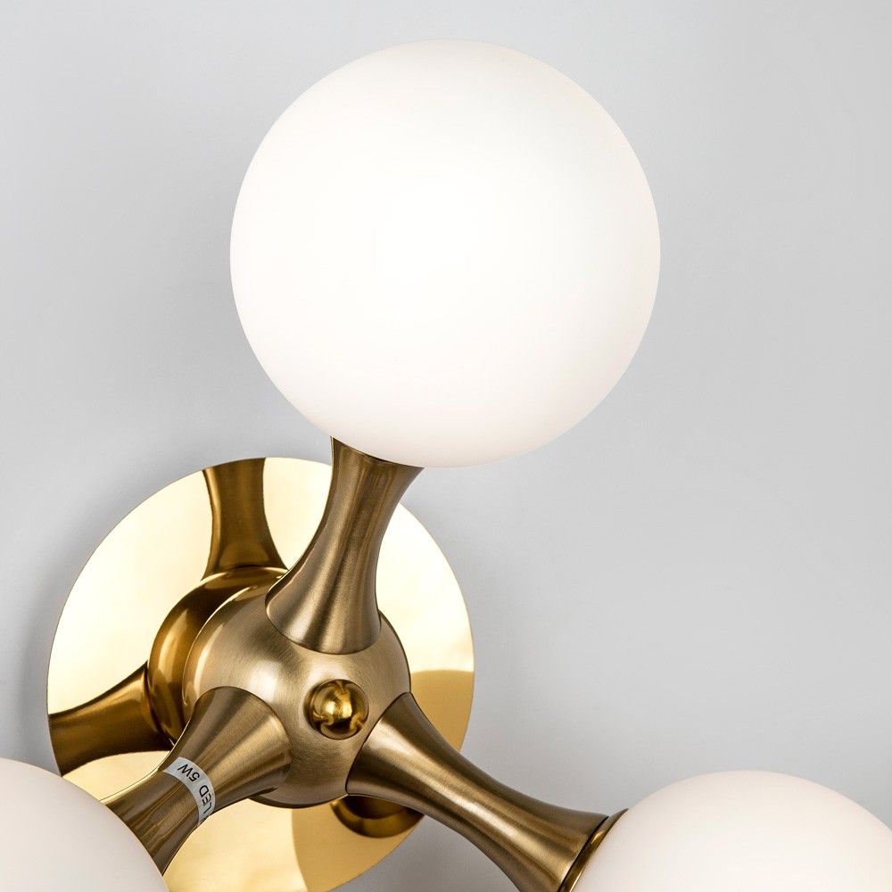 Настенный светильник 30*30*0,0000 см, G9 3xG9W, Латунь MODESTYLE MS.6116.03