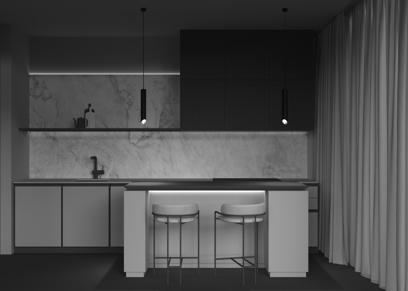 Светильник 6 см, Maytoni Lipari P044PL-01-30GU10-B, черный-золото