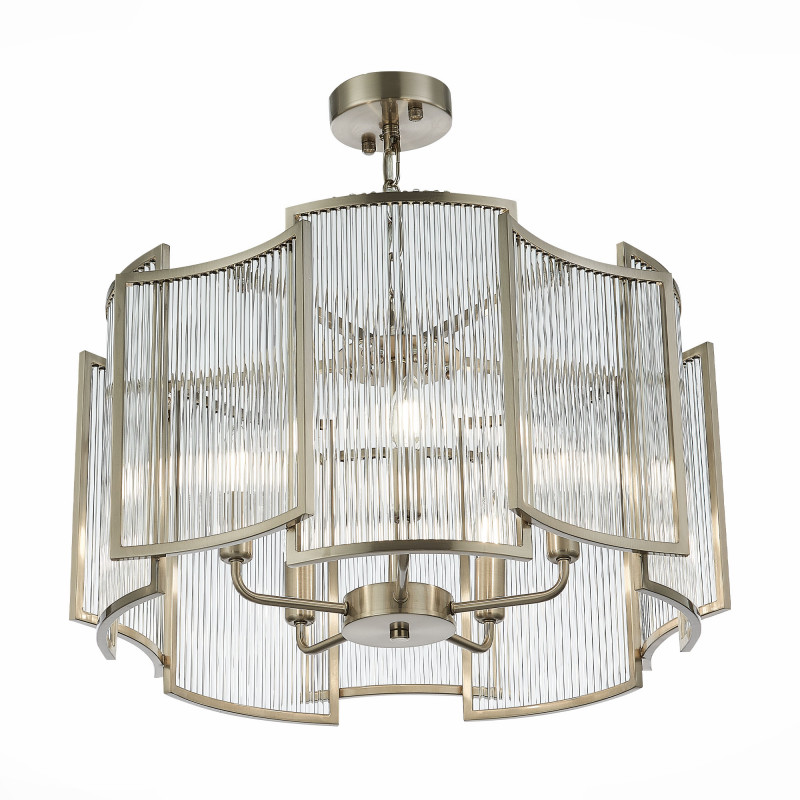 Люстра подвесная 58 см, 300W, ST LUCE COSENZA SL1234.103.05 Никель