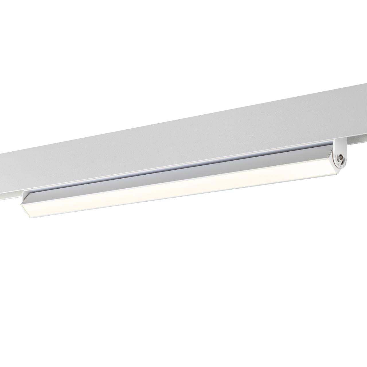 Трековый светильник для низковольтного шинопровода LED Novotech Flum 358540, LED, 4000K, белый