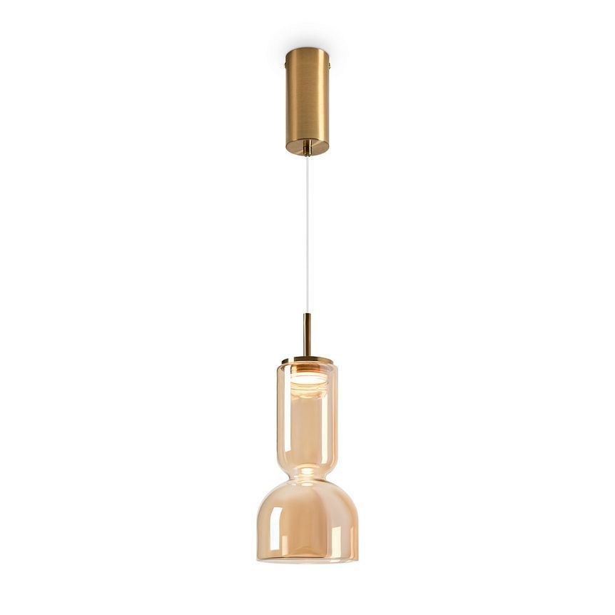 Подвесной светильник *13*47-235 см, 1*LED*6W, 3000K, Freya  FR5636PL-L6AM1, Латунь
