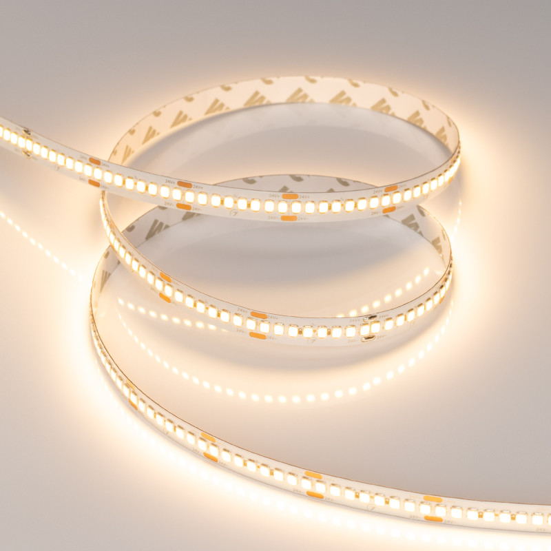 Лента RT-A240-10mm 24V Warm2700 (22 W/m, IP20, 2835, 5m) (Arlight, высок.эфф.150 лм/Вт) 038746. Цена указана за 5 метров. Продается кратно 5 метрам.