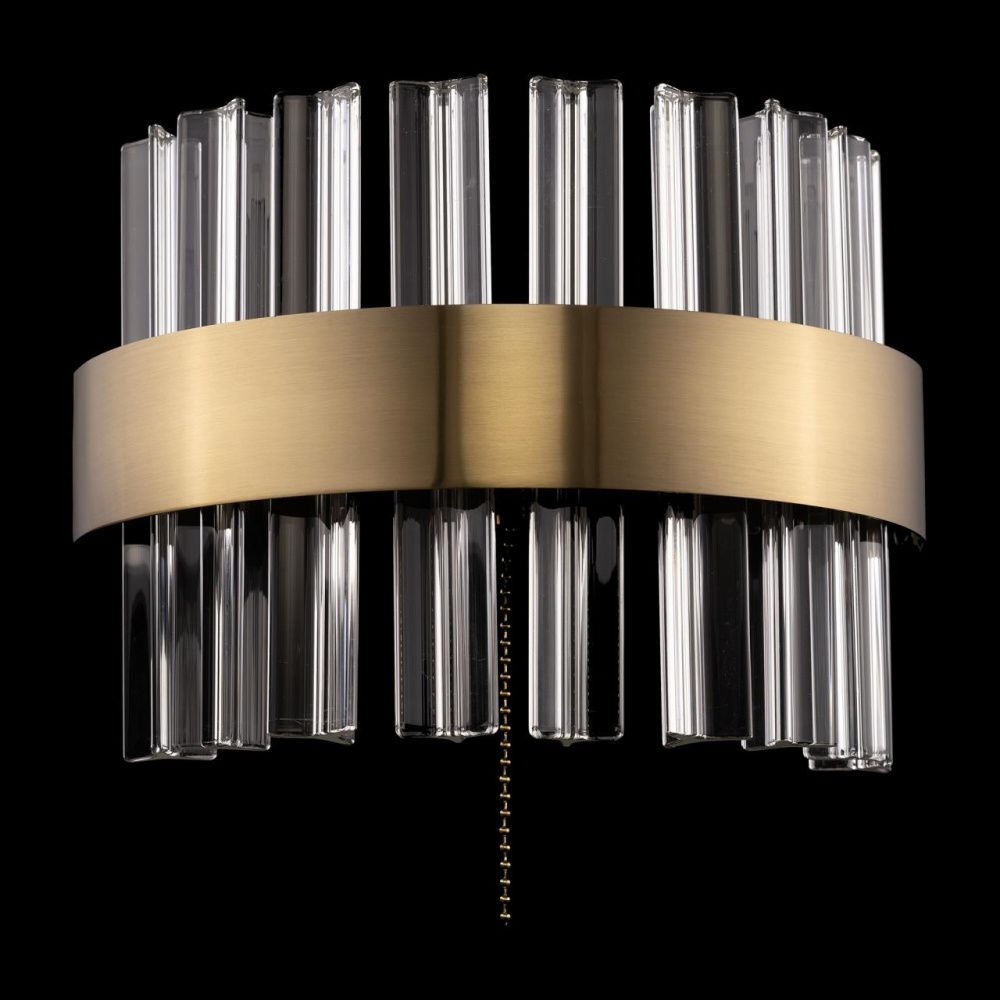  Бра хрустальное с выключателем Бронза CL337313 