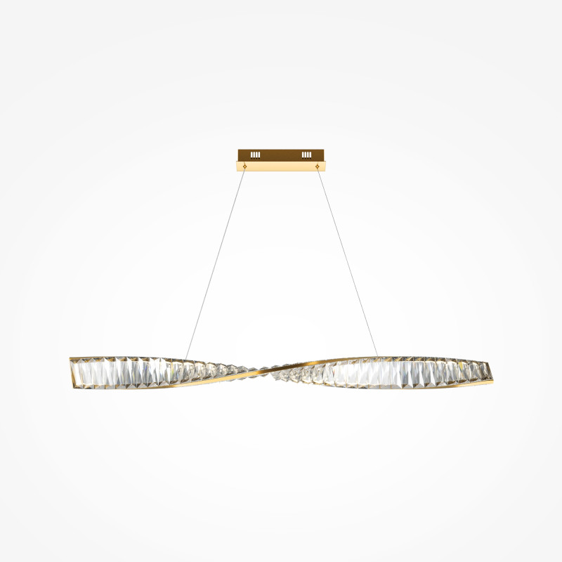 Подвесной светильник 100*8*311,1 см, LED, 27W, 3000К, Maytoni Krone P097PL-L28BS3K латунный