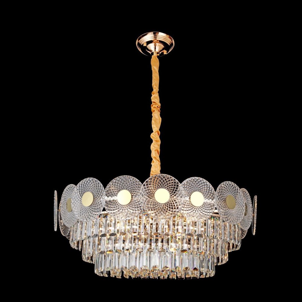 Люстра 75*75*100 см, 16*E14 Gerhort G21145/16GD+CL, Золото