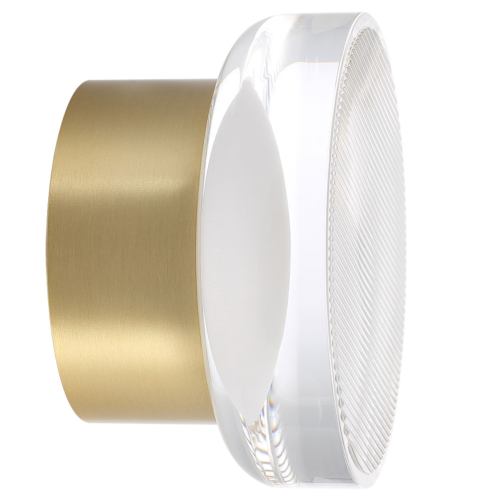 Бра 14*8*14 см, 1*LED, 5W, 3000K Divinare Collana 1046/17 AP-5, Латунь